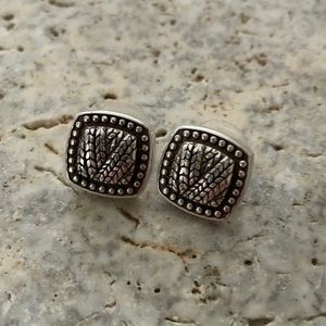 Brighton square stud earrings